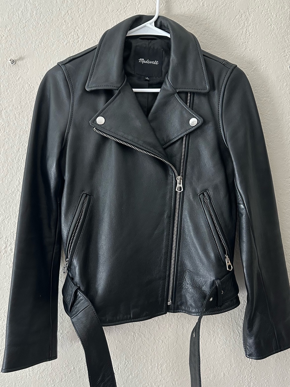 Madewell Leather Moto Jacket size small